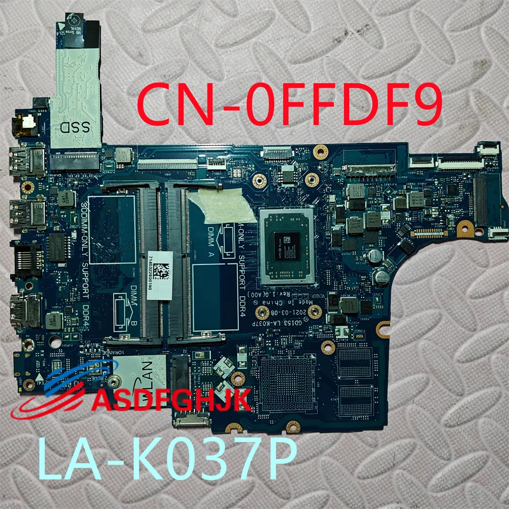 0Y6PDY 0FFDF9 FFDF9 Y6PDY For Dell Inspiron 3505 R3-3250U R5-3450U Laptop Motherboard LA-K037P AMD Fully Tesed