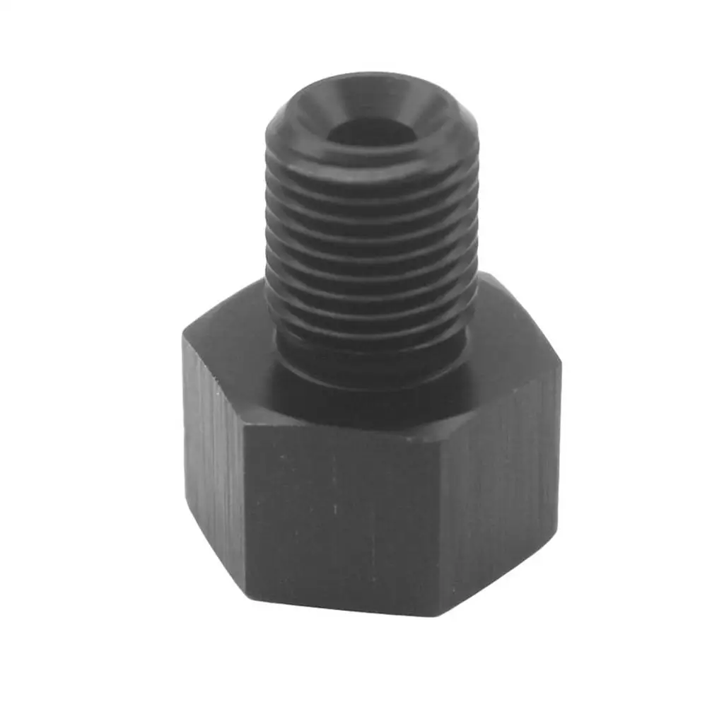 Oil Gauge Adapter Precision Aluminum Fitting 1/8 NPT Female to M10 Male for Car Oil Fuel Water Pressure System