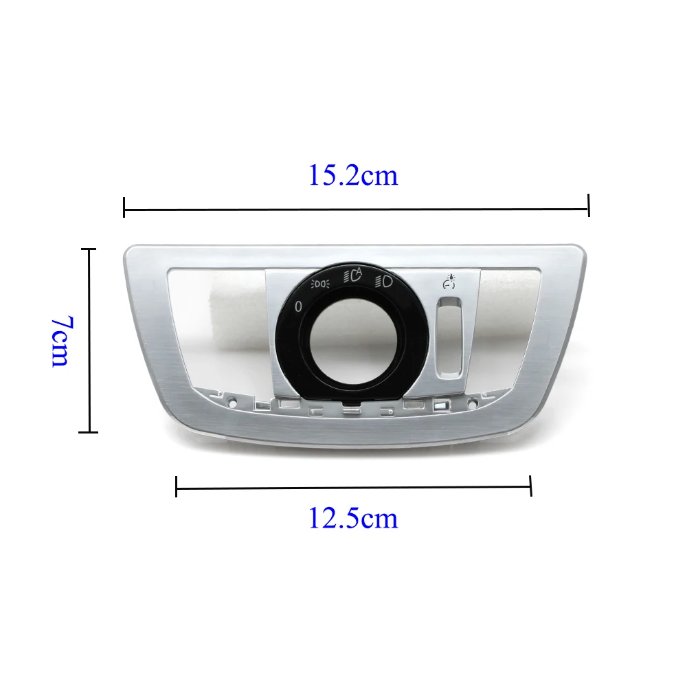 G11 G12 Car Headlight Switch Rotary Knob Light Control Cover Panel Front Rear Foglight Button For BMW 7 Series 2016-2022 view 2