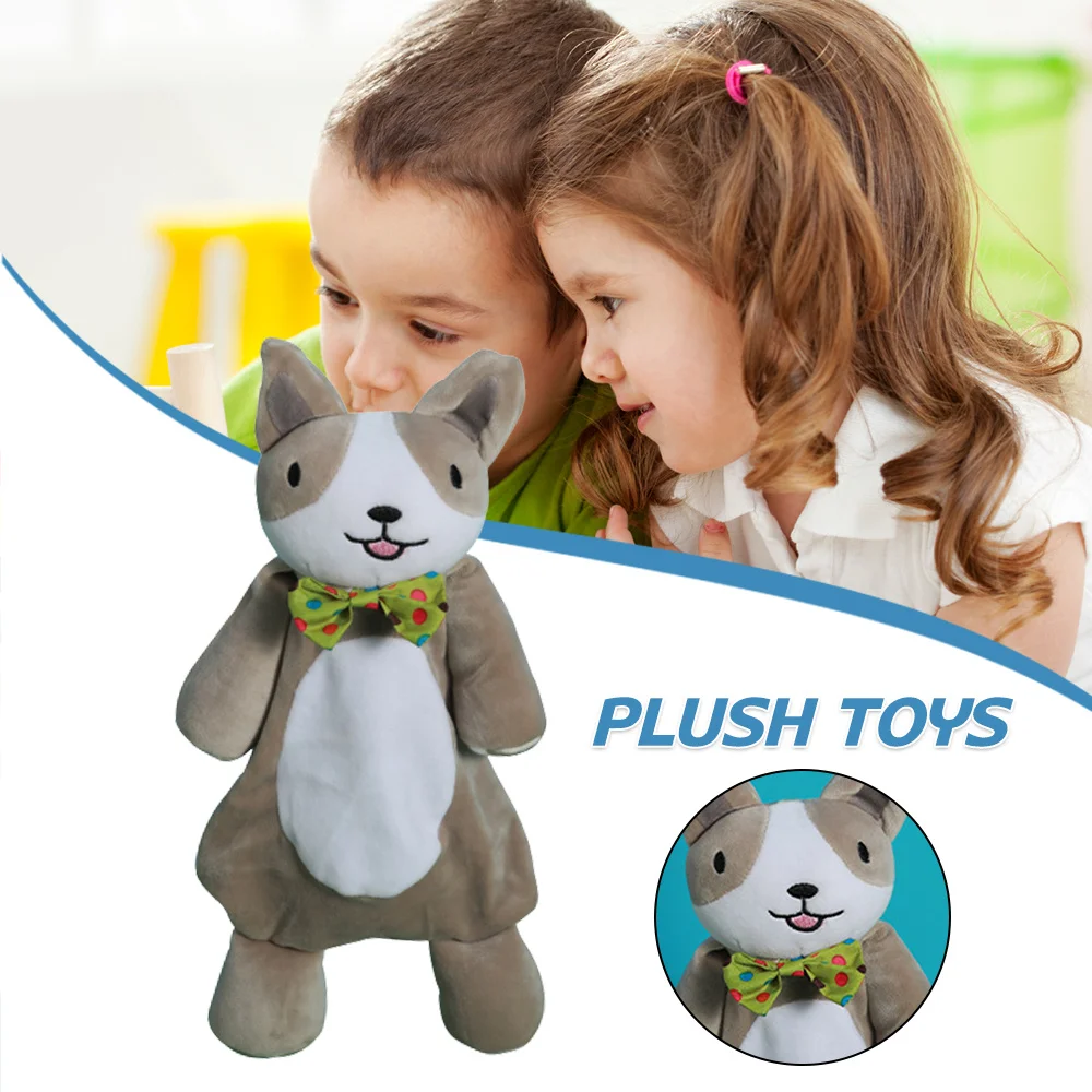 หุ่นมือตุ๊กตาสัตว์น่ารัก นุ่มนิ่ม สำหรับเล่นบทบาทสมมติ ของเล่นเด็กและผู้ปกครอง