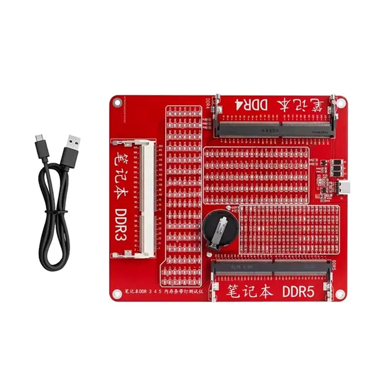 Testeur de mémoire SCLS DDR3/4/5, analyseur universel de module RAM, outil de diagnostic pour ordinateur portable, ordinateur de