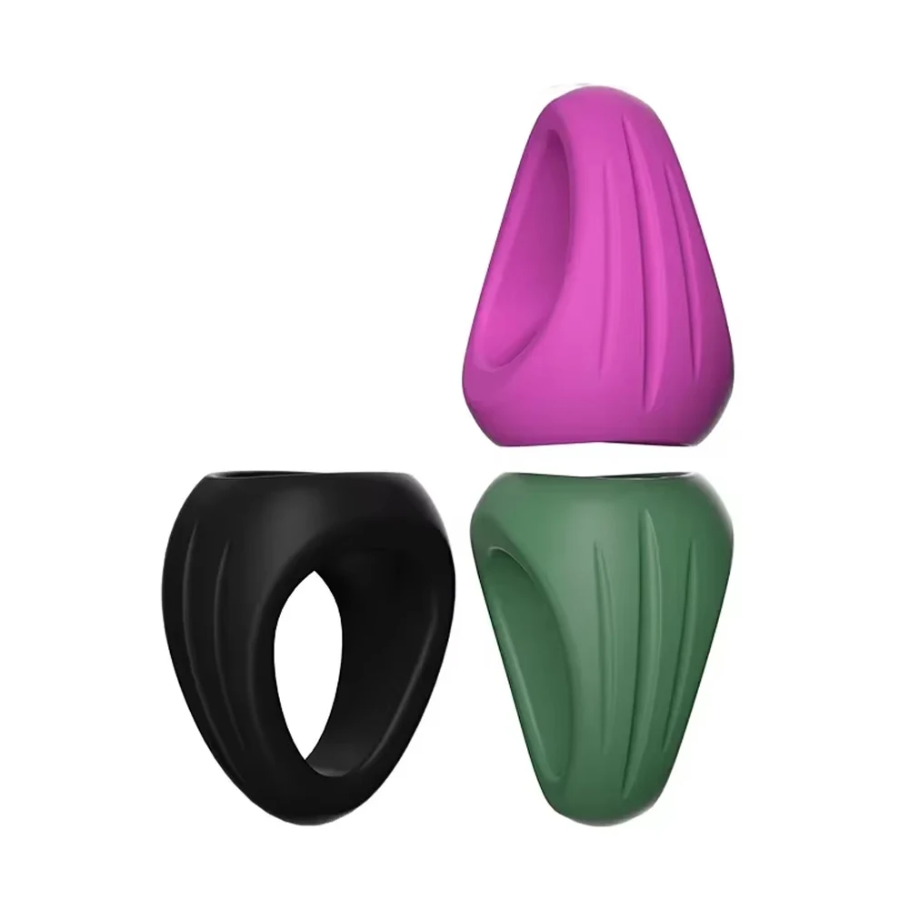 Triangle Penis Ring Cock Rings Male Chasity Cage Scrotum Bondage Ball Stretcher Delayed Ejaculation Sex Toys for Men Sex Shop