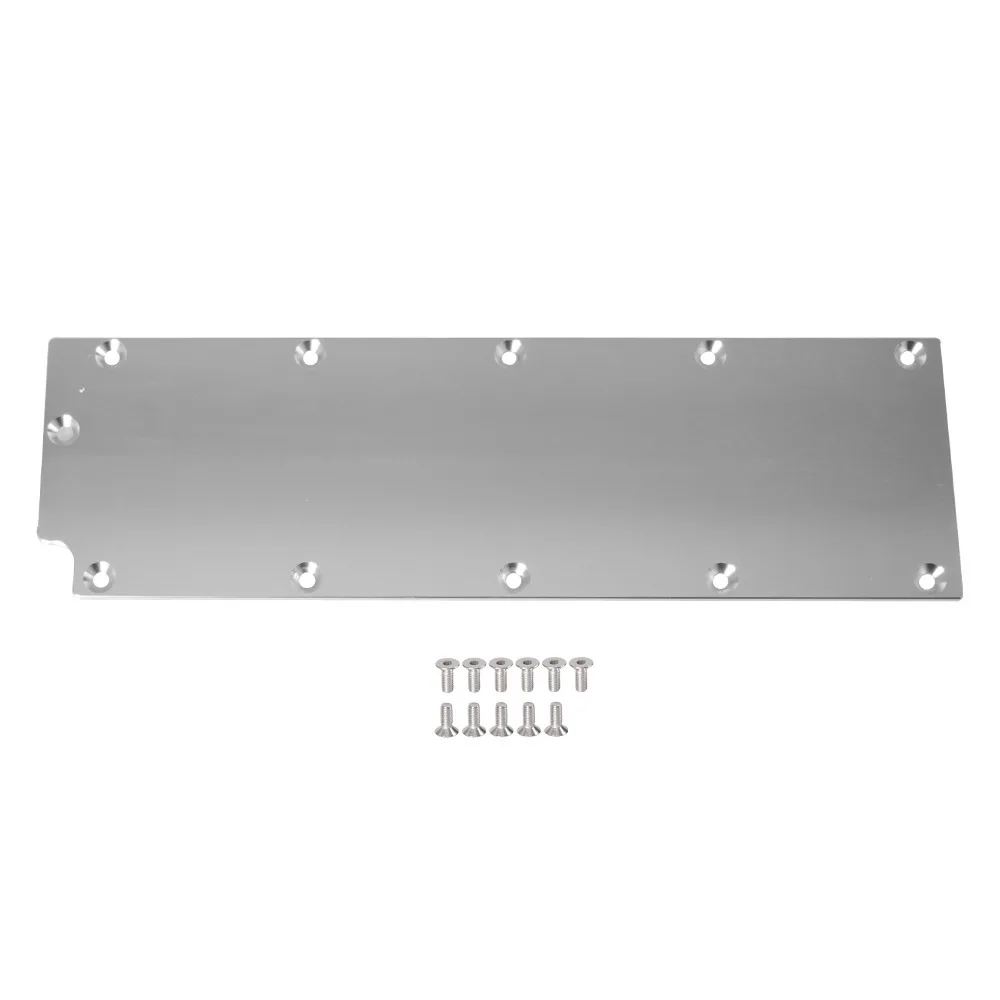 Modified for LS engine third generation fourth generation cover plate with gasket billet aluminum thin knock sensor