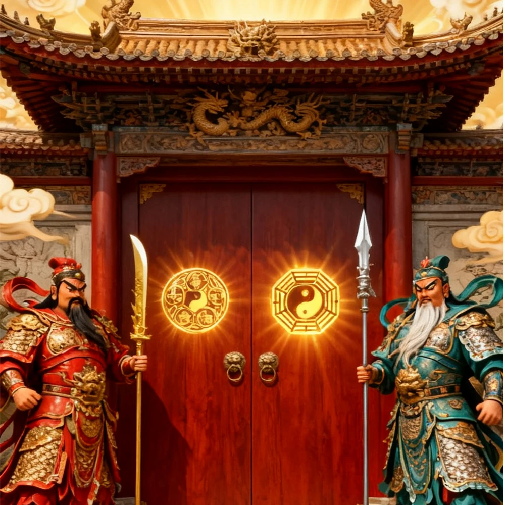 

Fierce Five Emperors Qian Invisible Sticker, 8 Diagrams, Metal Bedhead Facing West, Home Toilet, Bedroom