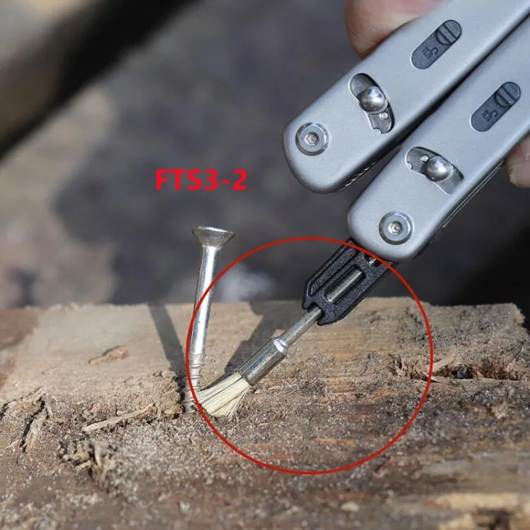 R's Original Separate Flex Companion Tools Modulares Design und anpassbares EDC-Taschenwerkzeug (1/4-Zoll-Bit-Schraubendreher, Schraubendreher, Messer) – Detail 14