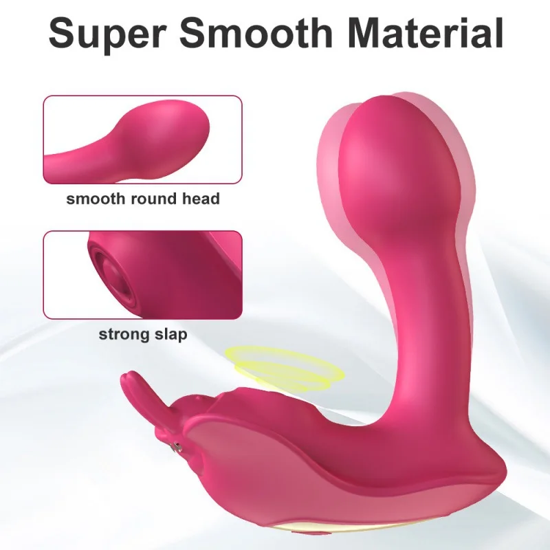 Schmetterling Silikon Vibrator Tragen Männlich Weiblich Masturbator Hinterhof Vibro-ei Erwachsene Sex Spielzeug für Paare Sexy Weibliche