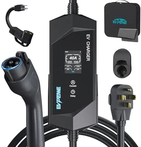 40A Portable Ev Cha…