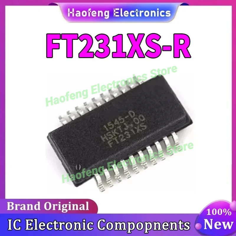 5PCS 100% Neue FT231XS-R FT231XS SSOP-20 USB zu seriellen port chip