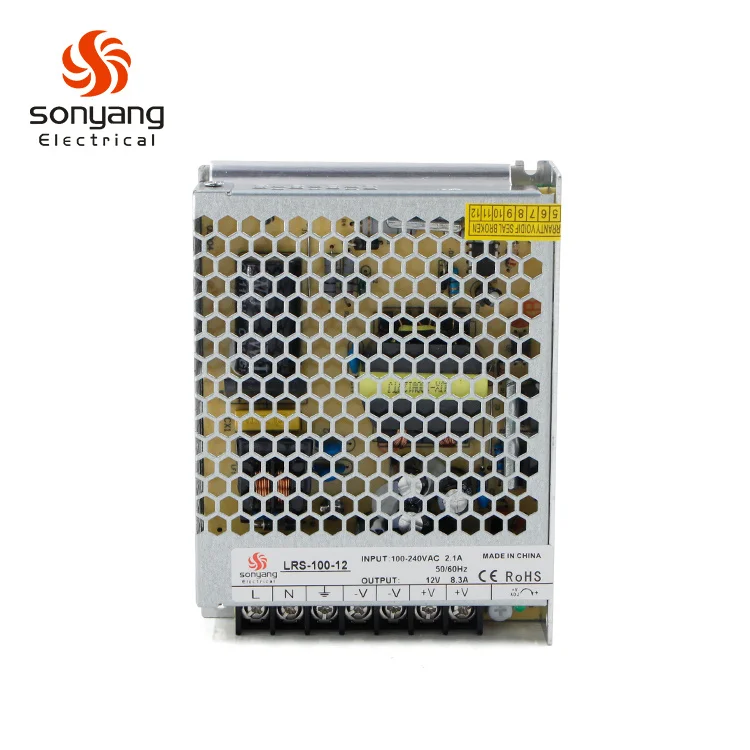 Single Output Series LRS-100-12 Medical Switch Power Supply 100W 12V 24V Over Load Over-voltage Protection