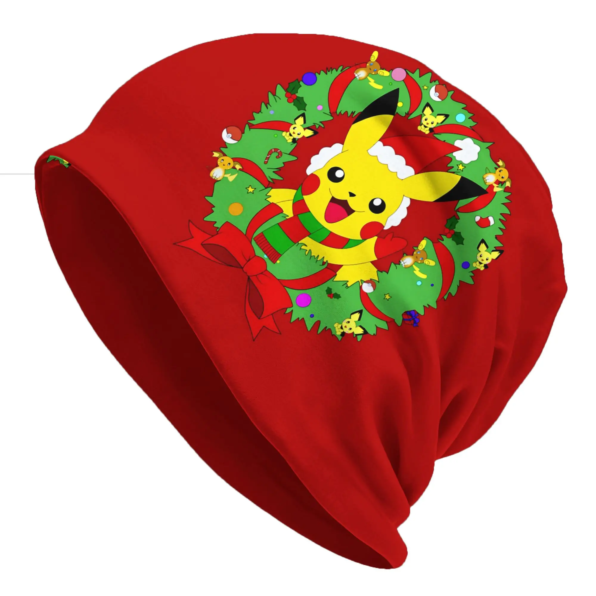 Gorros Pikachu, gorros para actividades al aire libre, gorros con motivos de dibujos animados de Pokémon, gorros con temática de anime, gorros delgados, gorros especiales, gorros tipo «skullies», gorros tipo «beanie», gorros para hombres y mujeres, protectores de orejas.