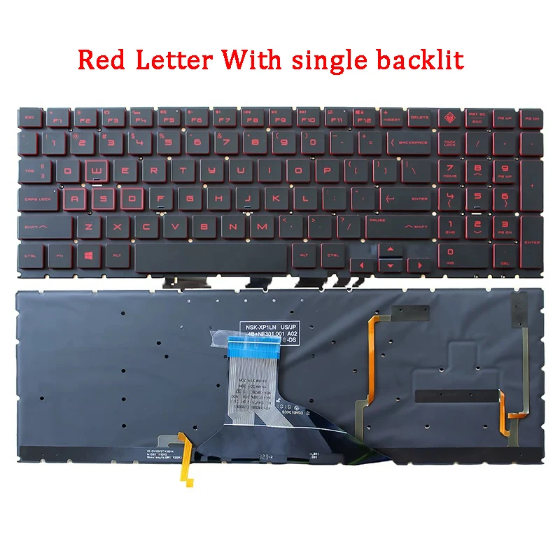 New Original Laptop Keyboard For HP OMEN 5 Air 15DC 15-DC/DH C143 TPN-Q211