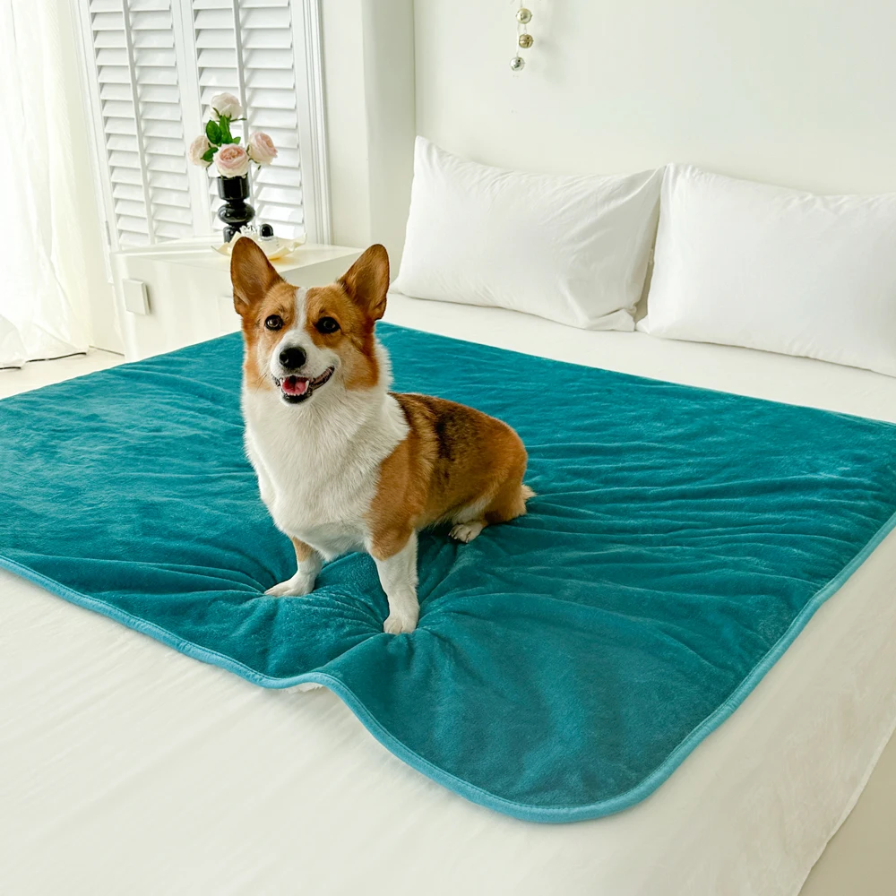 Bucephalus Waterproof Dog Blankets, Reversible Soft Pet Blankets Washable for Couch Protection, Pee Proof Blankets for Dog,Cat