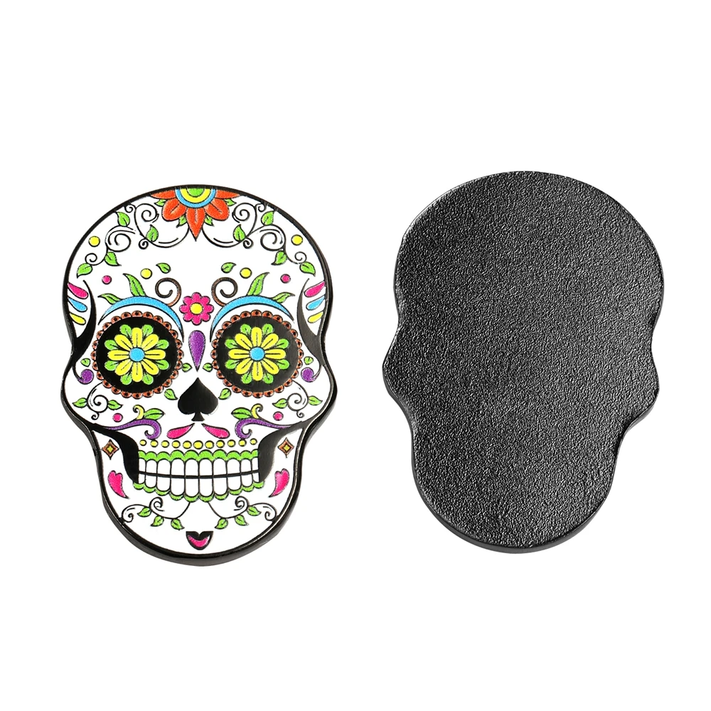 Premium Golf Ball Marker with a Standard Magnetic Hat Clip, Skull Golf Ball Marker Hat Clip for Men Women view 4