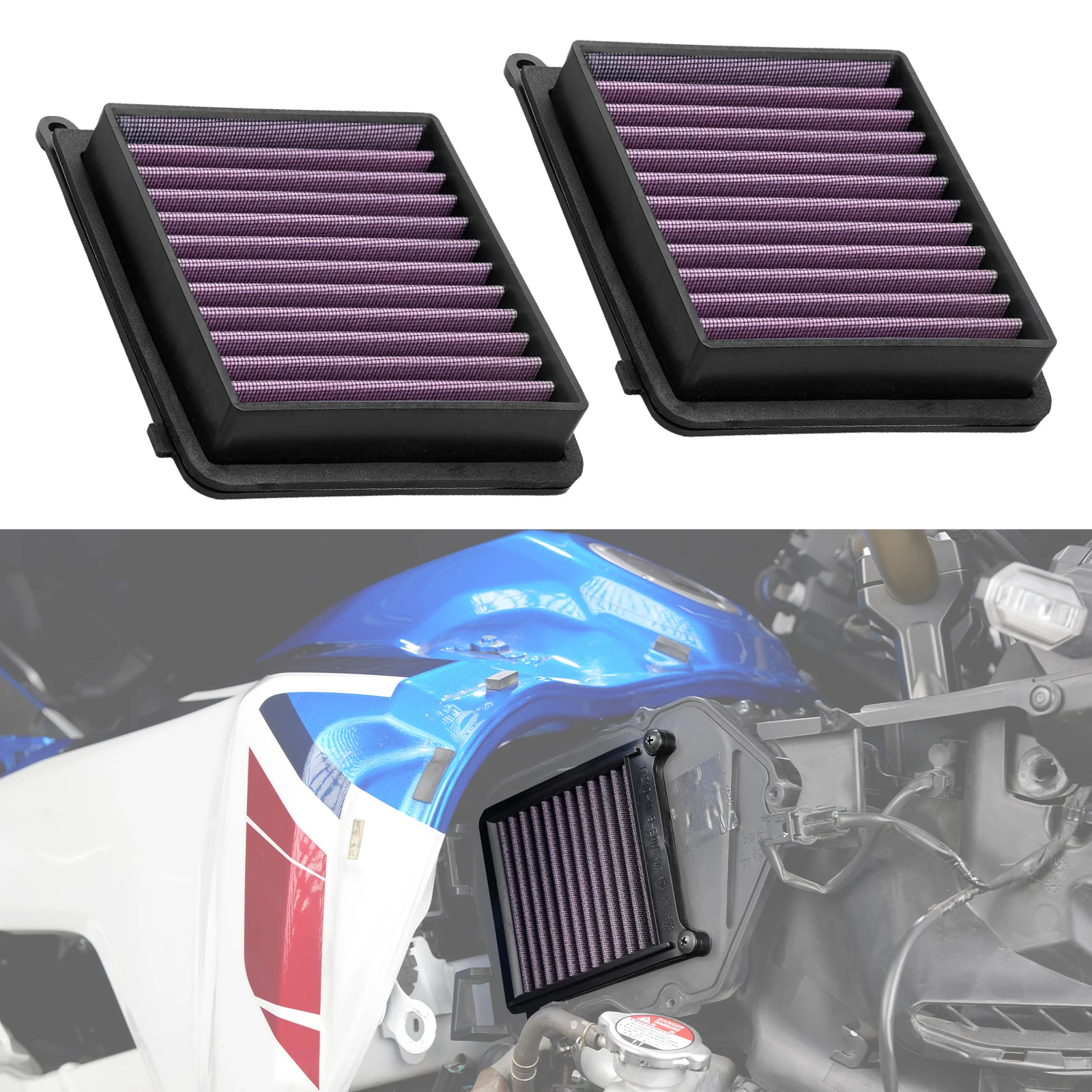 

NICECNC High Flow Air Cleaner for Honda CRF1100L Africa Twin CRF1100 L 2020 2021 2022 2023 2024 2025