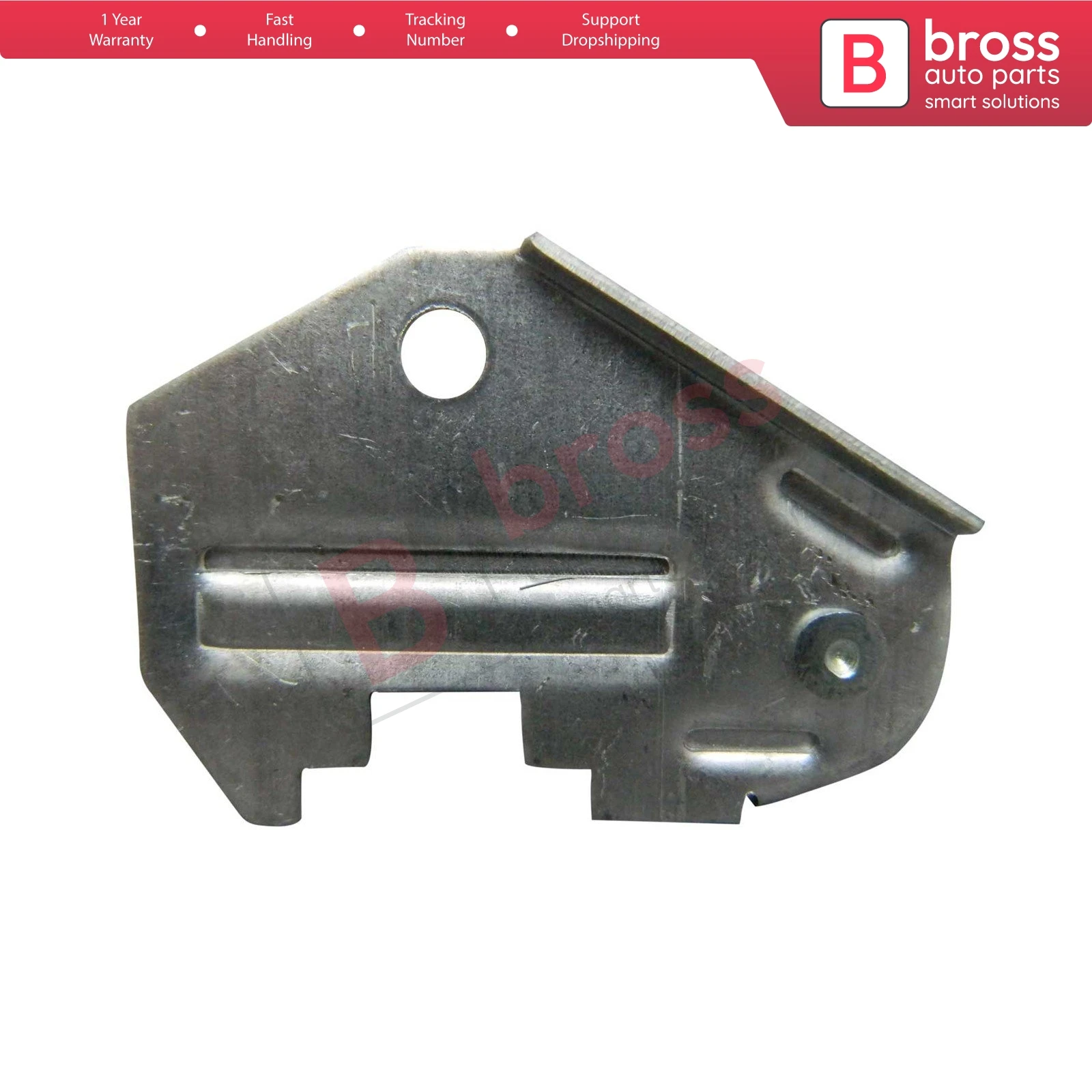 

Bross Auto Parts BWR5008 Window Regulator Clips and Metal Connection Sheet Left Doors for Vauxhall Opel Vectra Saab 9-3