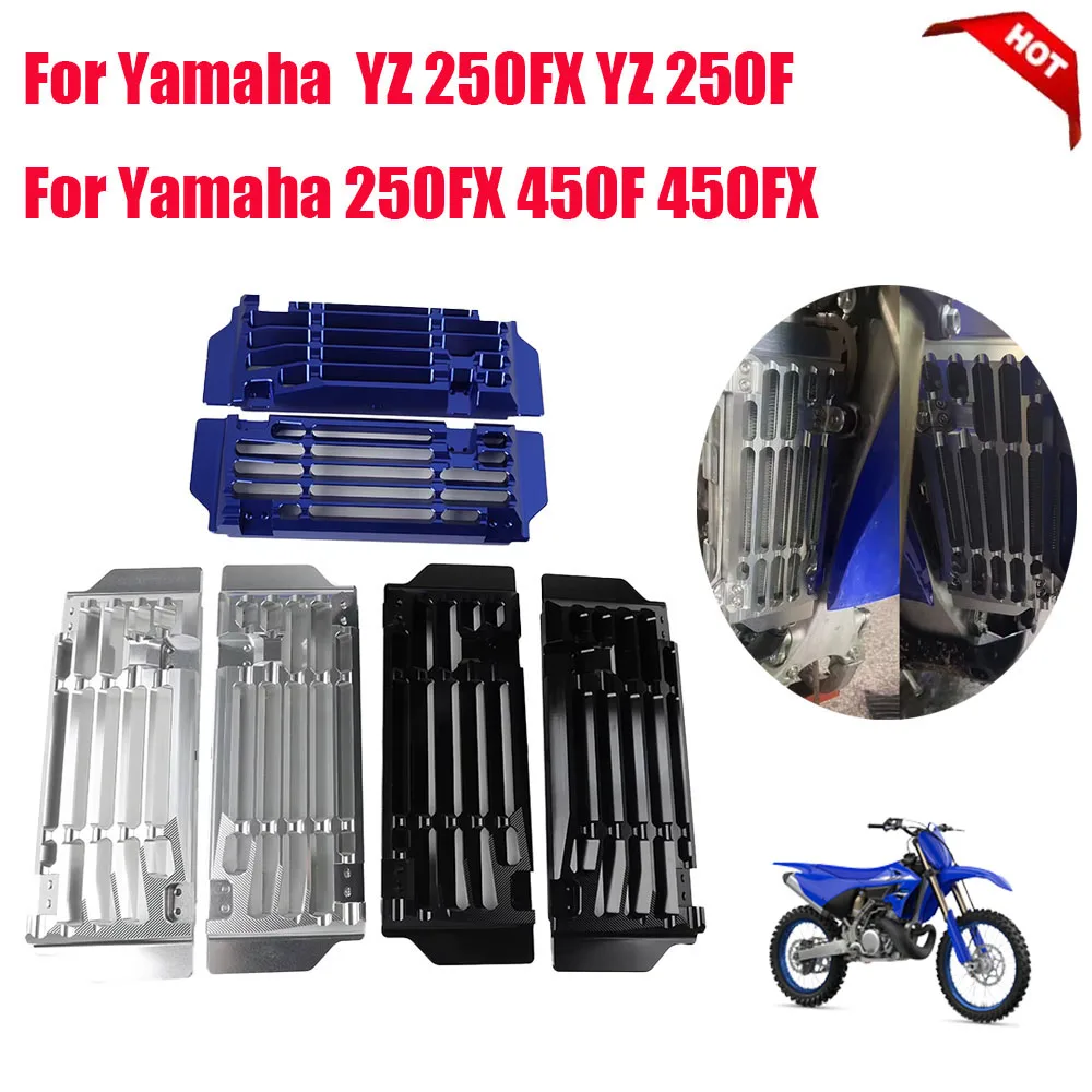 Motorcycle Accessories Radiator Grille Guard Protector Cover For Yamaha YZ250F YZ250FX YZ450F YZ450FX YZ 250F 250FX 450F 450FX