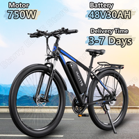 DUOTTS C29 Electric Bicycle 750W 48V30AH Removable Lithium Battery Adult City Electric Bike 29-inch Tire Mountain Riding E-bike