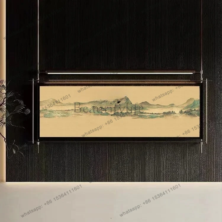 

X4 Classical decorative lamp painting wrought iron wall hanging aisle mural lamp entrance three-dimensional installation