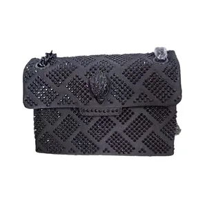 2025 New Kurt Geiger New Niche Hot Drilling Joker Hanging Eagle Head Magnetic Buckle Multicolored Bag Advanced Retro 6 Main Sales Kurt Geiger Bolsa - №3