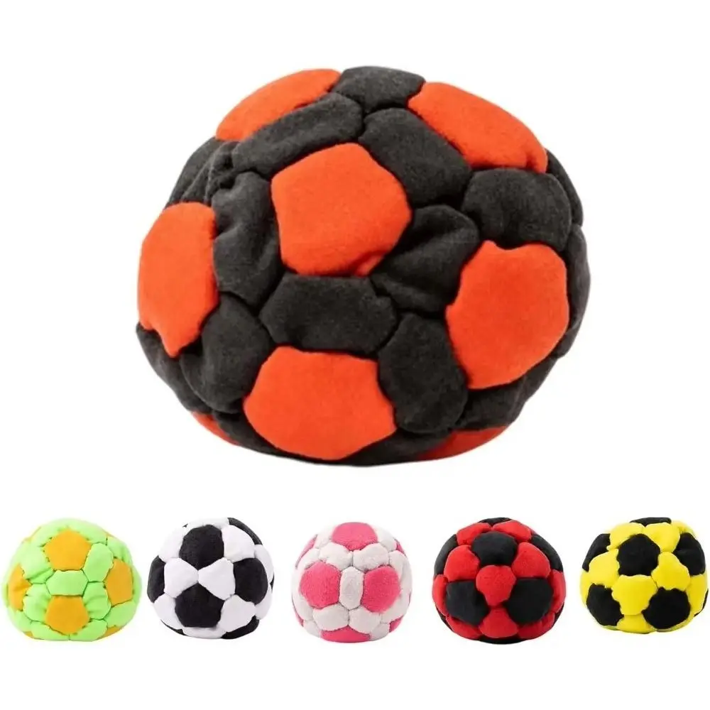 New Football Sandbag Foot Training Handmade Footbag Juggling Balls for Adults Multicolor Stitched Soccer Style Kick Ball