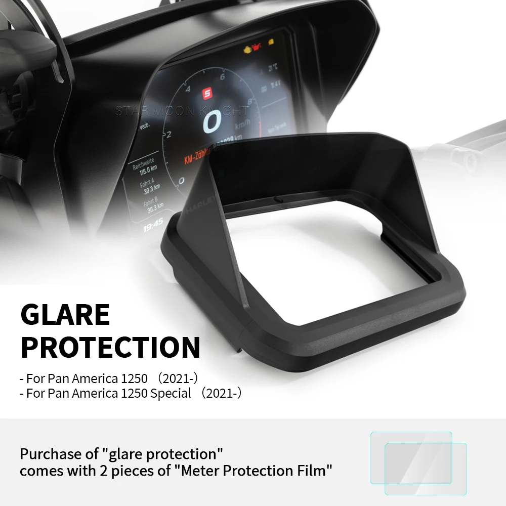 

Защитная пленка для экрана приборной панели Pan America 1250 Special RA1250 TFT 6,8 дюйма, солнцезащитный козырек, защита от бликов