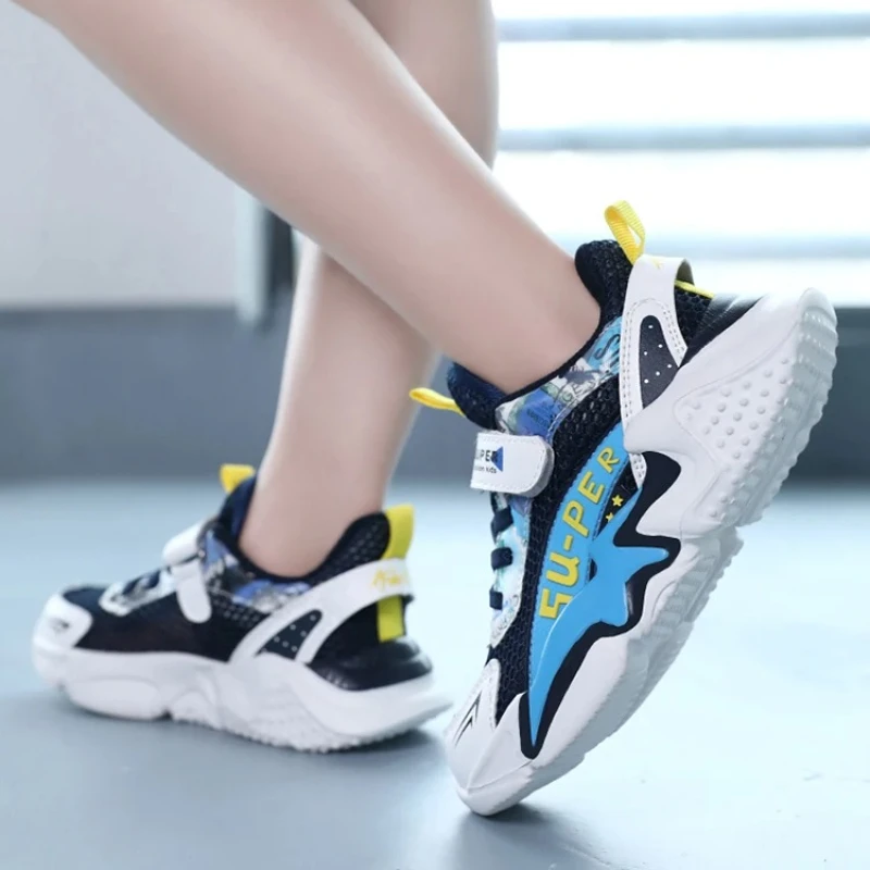 

Children's and Parent-child Large-sized Mesh Breathable Comfortable Soft Sole Anti-slip and Wear-resistant Sports Shoes