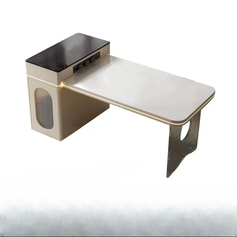 

Simple island dining table integrated household multi-functional smart rock board energy light strip small high-end