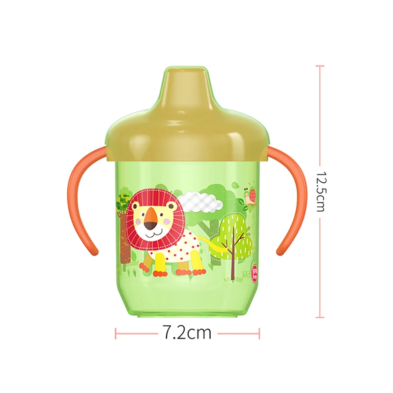 Duckbill Training Cup with Handles for Infants Baby Special Water Cup for Toddler Boy Girl Learning Independent Drinking Cup