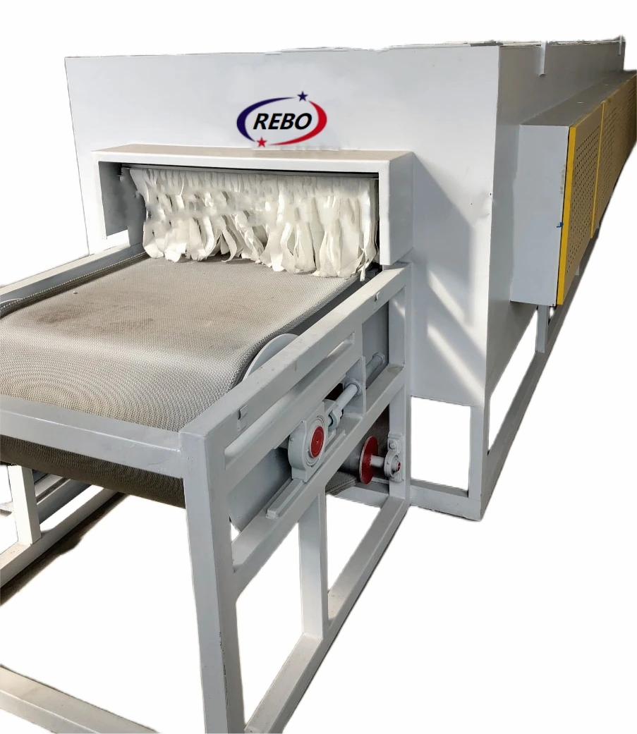 850C 1000C Continuous Electric Heating Annealing Mesh Belt Furnace