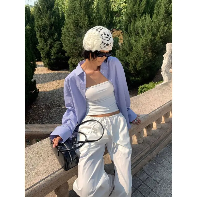 Fashion Solid Strapless Tube Top High Stretch Slim Fit Sleeveless Bandeau Crop Top Basic Summer Casual Wrap Chest Tank Top Women