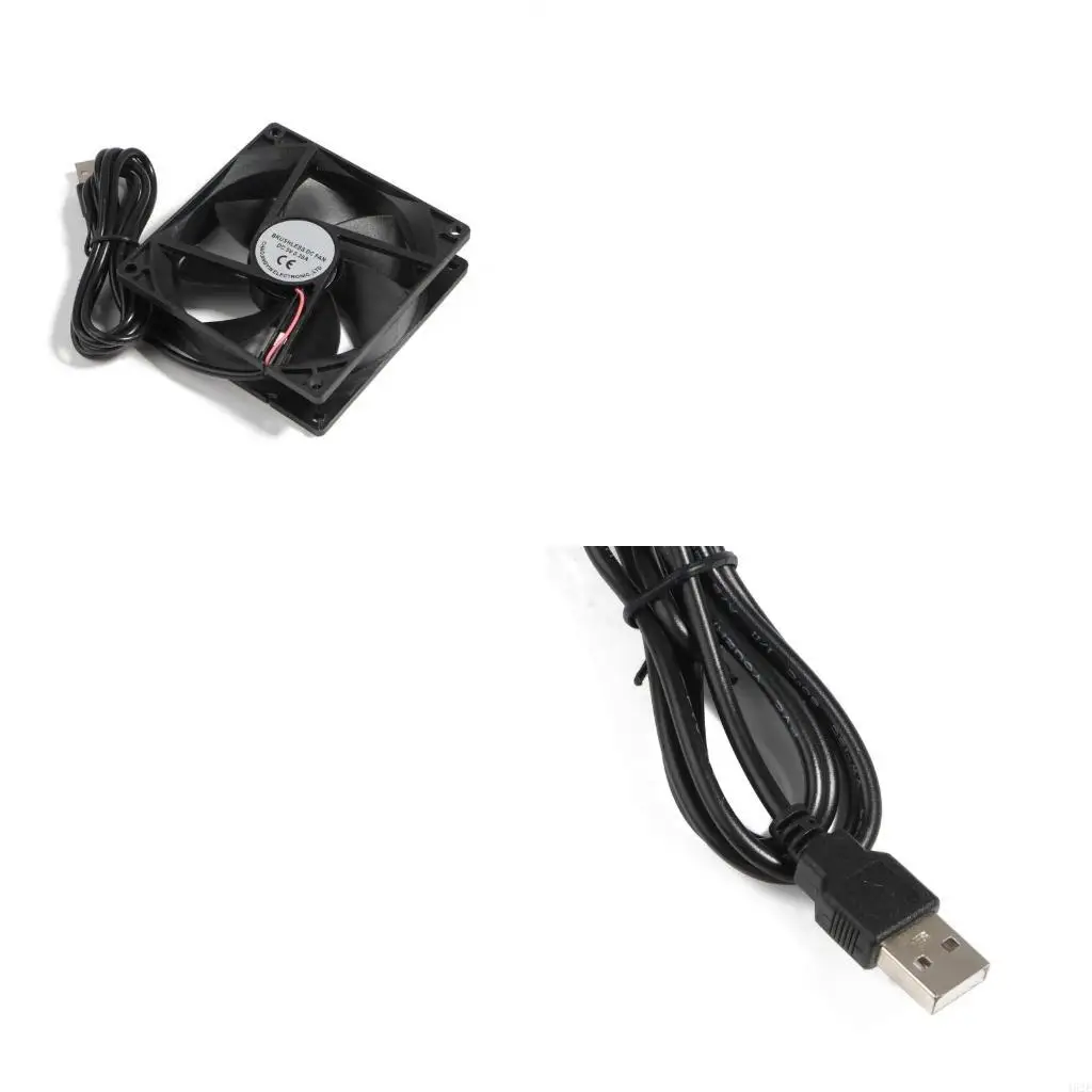 462E 90mm Fan 5V Power Supply Radiating 9025 Case Fan Cooling Blower for Computer Box/AV Cabinet/Router Multi-Way