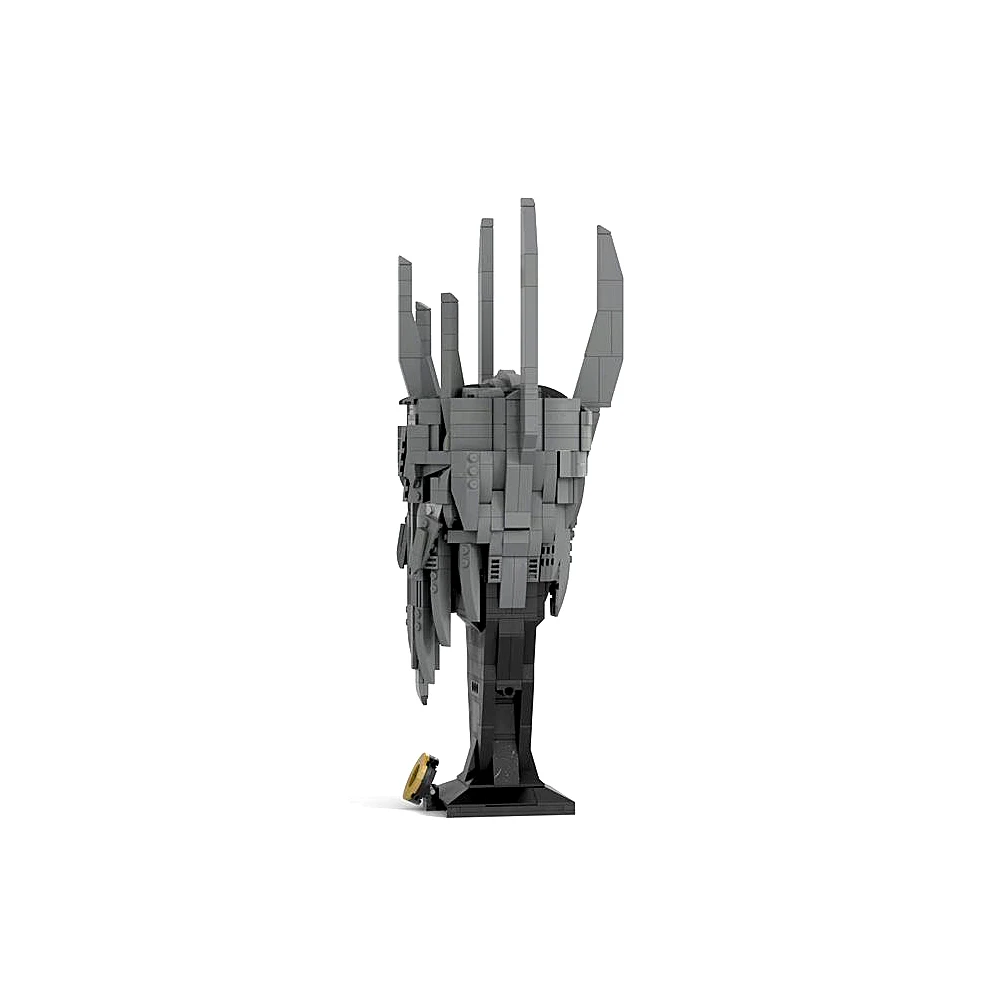 MOC-179387 Movie Rings Building Blocks para Crianças, LOTR, Sauron Modelo de Capacete, Brinquedos Educativos Criativos, Presente, 917Pcs