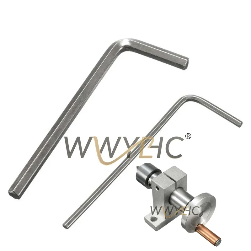 Adjustable Double Bearing Revolving Live Center with Two Wrenches, Mini DIY Lathe Spare Parts