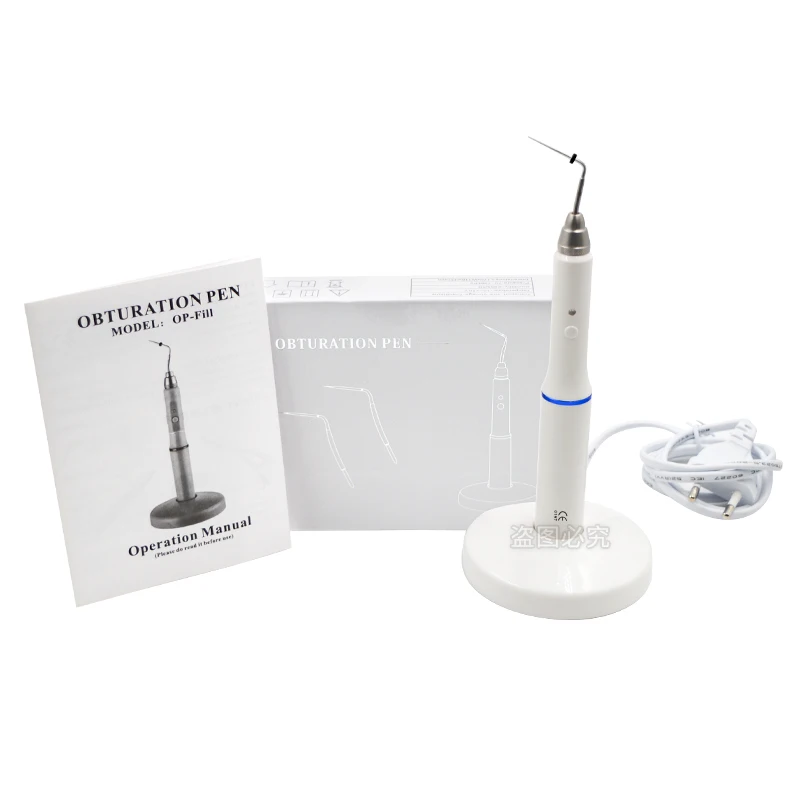 Dental Gutta Percha Obturation System Endo Heated Pen With 2 Tips Hot Melt Filling Dentist Lab Equipments