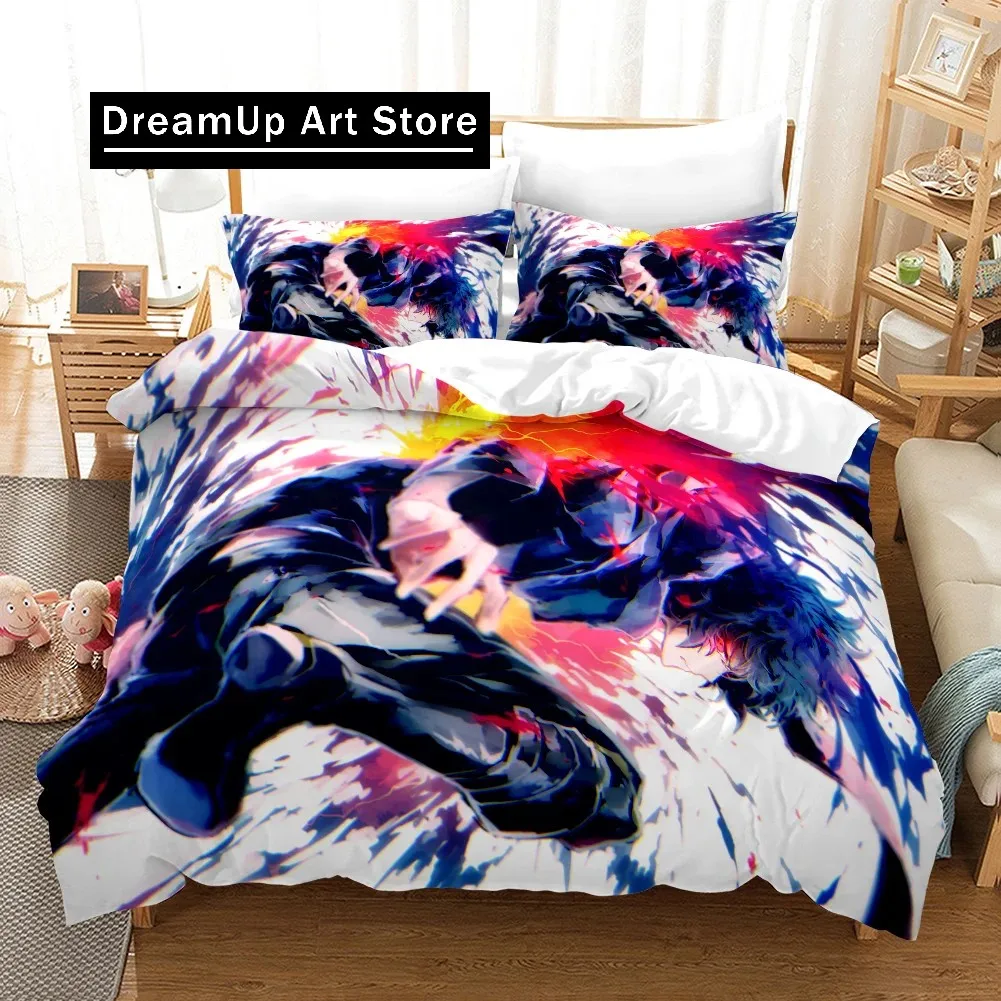 3D Printed Anime Tokyo Ghoul Bedding Set Duvet Cover Kaneki Ken Double Twin Full Queen King Adult Kids Bedclothes Quilt Cover