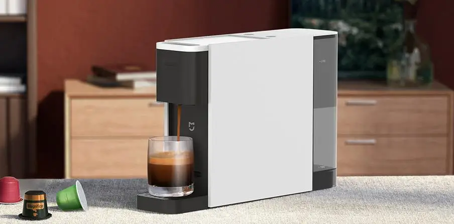 Original 2024 new xiaomi mijia capsule coffee machine N1 home small portable extractive espresso machine