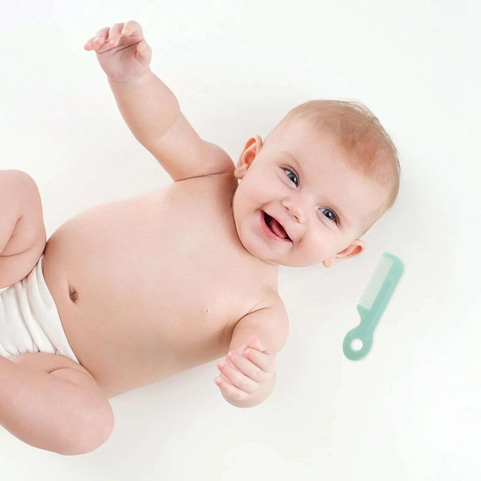 

8Pcs Baby Hair Detangler Brush Round Tooth Gentle Scalp Care Newborn Toddler Fine Hair Comb Travel Grooming Tool Infant