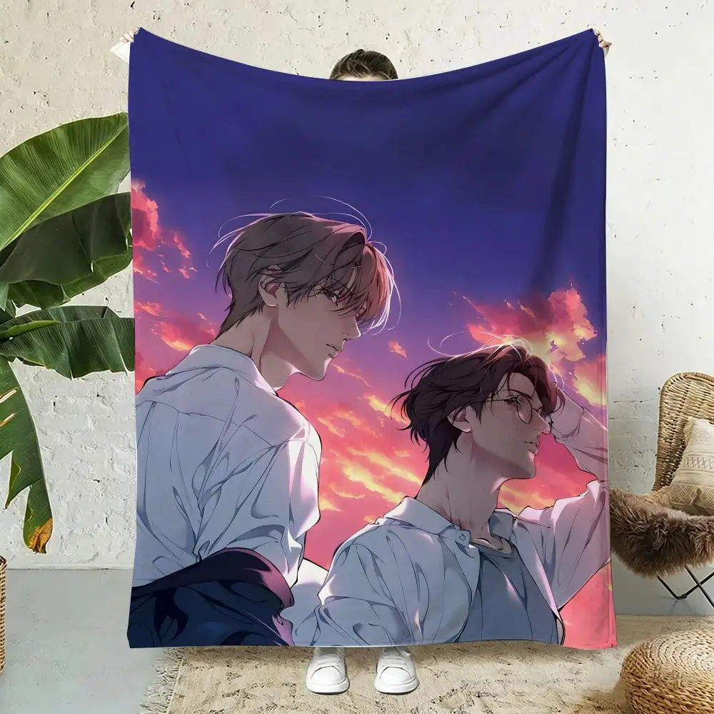 Lost in the Cloud Throw Lightweight 240g Flannel Blanket Soft Skin-friendly for Summer Cooling