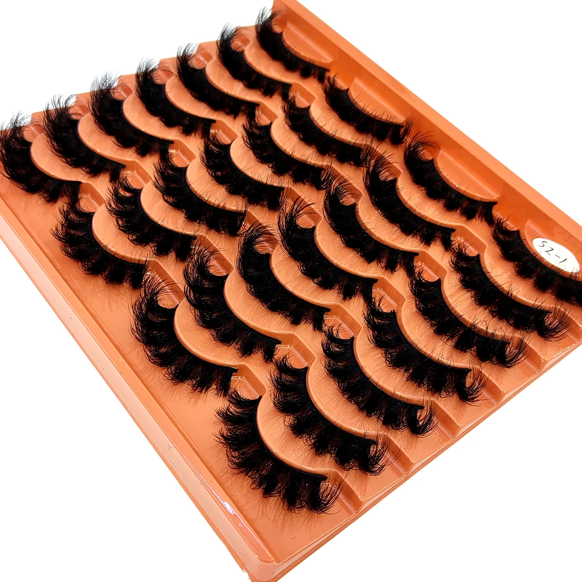 Nouveau 14 paires de cils de vison artificiels 3D faux cils dramatiques cils moelleux faits à la main cils longs naturels