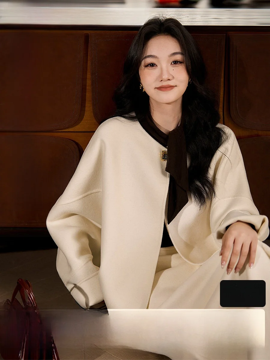 

Бесплатная доставка: Женское двустороннее шерстяное пальто из смесовой шелковой ткани, модель «Возвращение тысячи золотых», для офиса и повседневной носки, в стиле OL Fashion