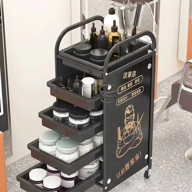 Machine Cart Furniture Barber Clinical Service Bar Aesthetics Beauty Cosmetologists Trolley Spa Auxiliary Portable Metal