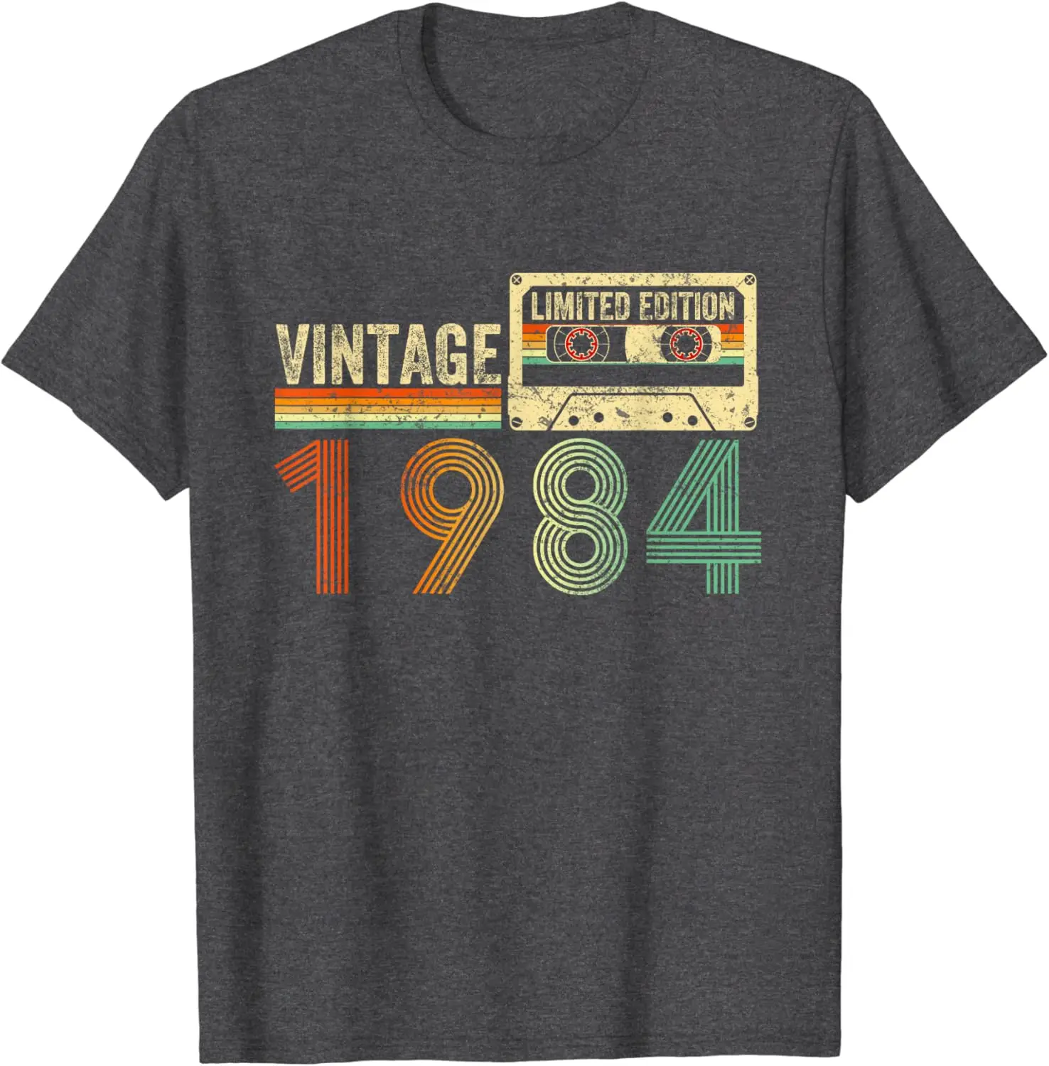 40 Year Old Gifts Vintage 1984 40th Birthday Cassette Tape Women's T-shirts Fashion Y2k Tops Tshirt Haikyuu Graphic Tees 80833