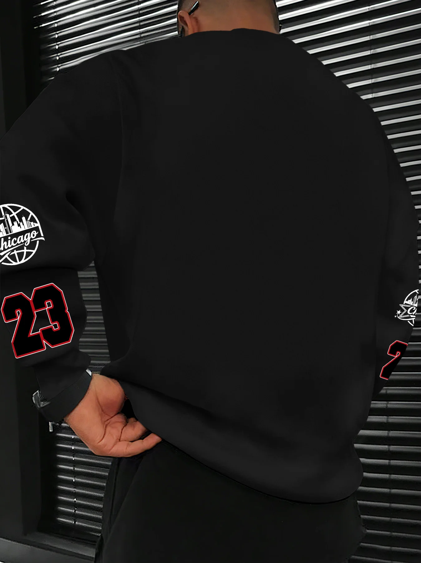 Chicago style printed adult hoodie, suitable for party, casual, and campus wear，S-XXL