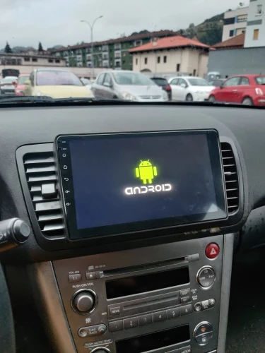 Android Car Radio DVD GPS Mp5 Plastic Fascia Panel Frame for Subaru Legacy Outback 2004-2006 car radio frame Dash Mount Kit