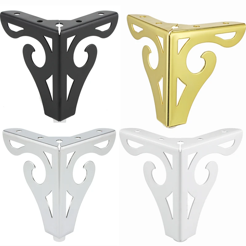 4 pezzi 10-12CM accessori per mobili gambe per mobili gambe per mobili in acciaio inossidabile tavolo per mobili divano letto piedi gambe per mobili piedi