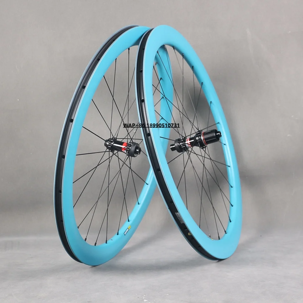 

Ultralight Carbon Spoke Wheelset Wave Rims Carbon Fiber Wheels Disc Brake /Rim Brake Road Carbon Road Wheel 38/47/50*27mm