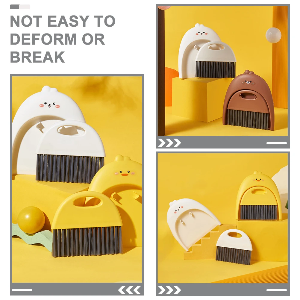

1 set 1 Set Mini Broom Dustpan Set Small Size Lightweight For Desktop Keyboard Car Cleaning Tool Portable Broom Dustpan