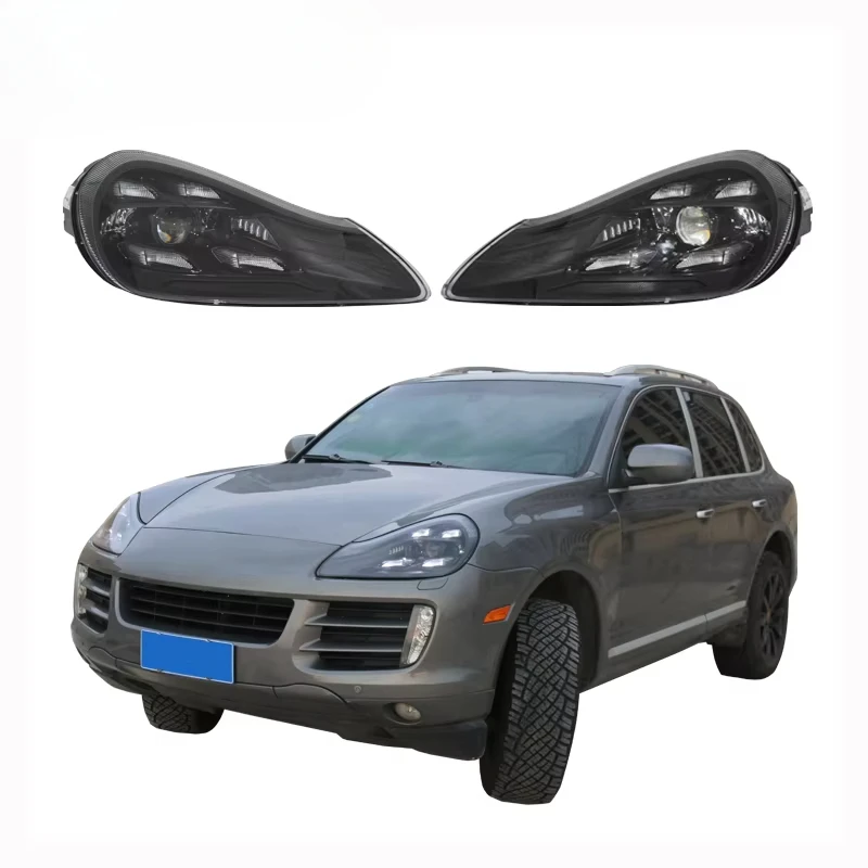 High Quality 2008-2010 957 Headlamps Upgraded to Matrix Light Emitting Diode Headlamps for Porsche Cayenne 2007 2008 2009 957