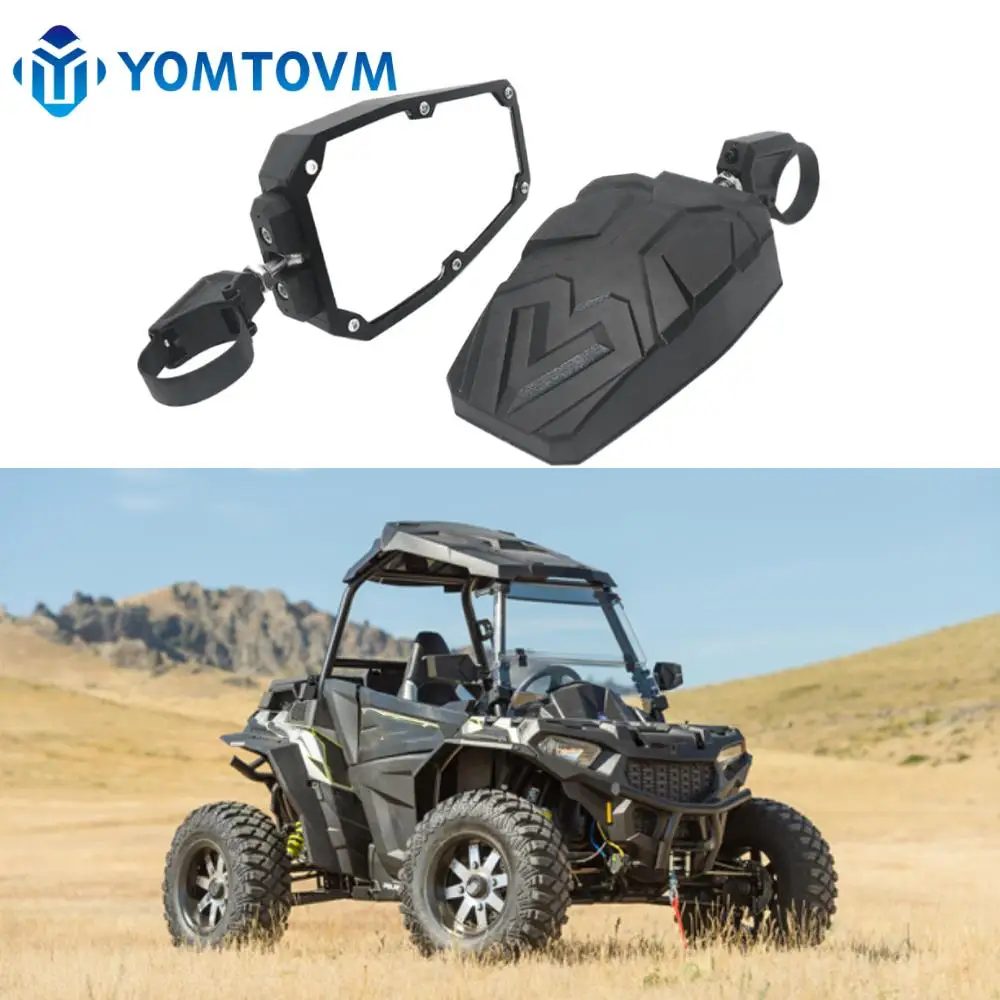 

UTV Side Rear View Mirrors 1.75''-2'' For Polaris Ranger RZR For Can am Maverick X3 For Honda Pionner 1000 For Kawasaki Teryx