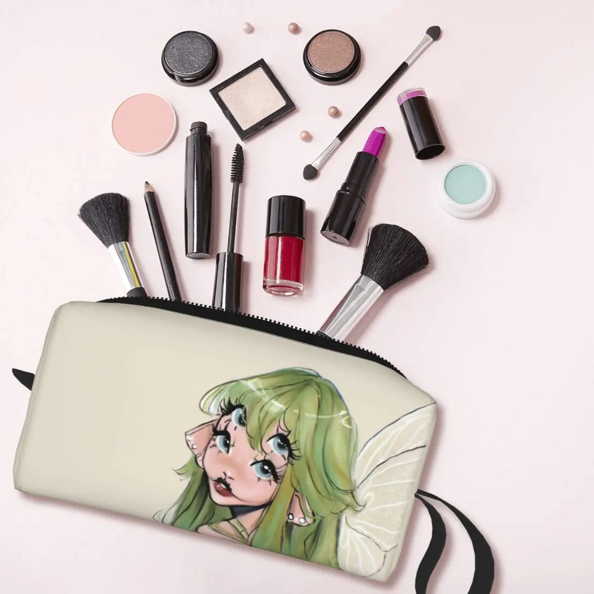 Melanie Martinez Portals Makeup Bag Pouch Cosmetic Bag for Men Women Cartoon Girl Toiletry Bags Accessories Organizer